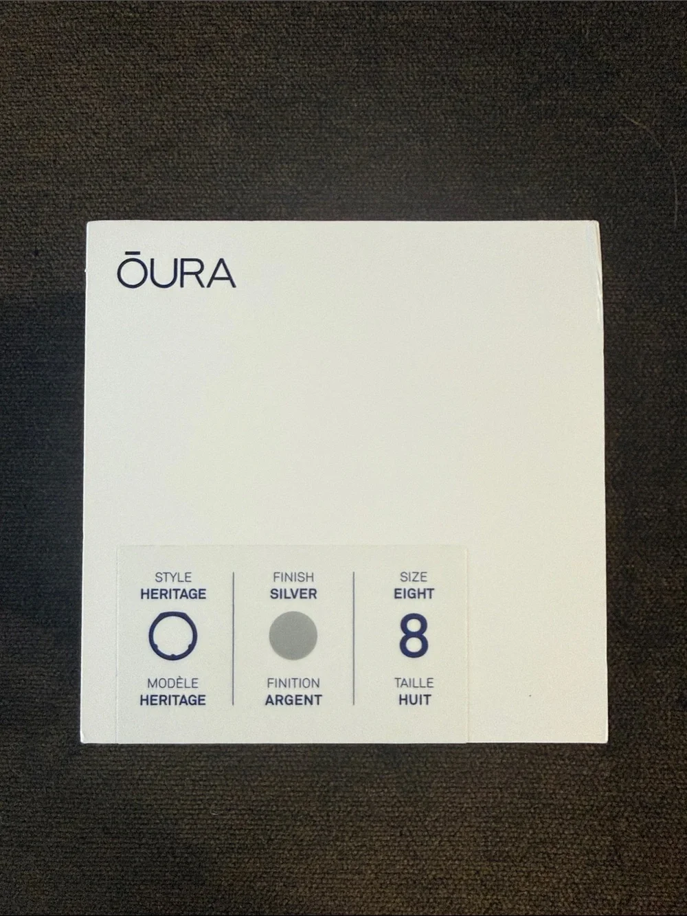 Oura Heritage Ring - Silver Tone